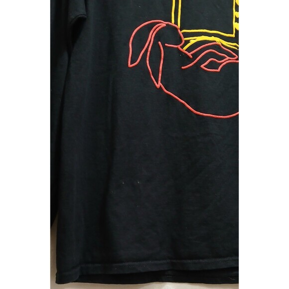 Harry Styles Love on Tour 2022 Long Sleeve Black Graphic Print TShirt Large Note - Picture 5 of 6